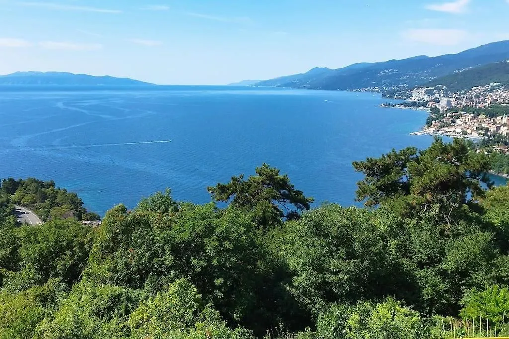 Lovely Apartment With A Private Terrace And Sea View Matulji Croatia